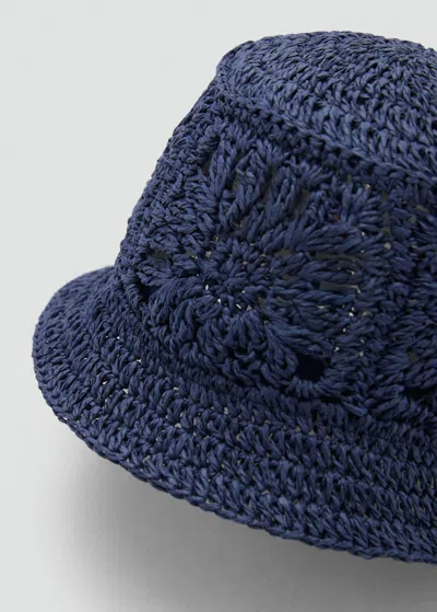 Mango Kids' Hat Dark Navy
