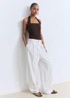 Mango Compact Knit Halter Top In Brown