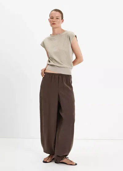 Mango Haut En Maille Col Bateau In Neutral