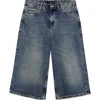 Mango Hazel Denim Bermuda Shorts In Medium Blue