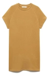 Mango Heather Fleece Cotton Nightgown Ochre