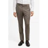 Mango Herringbone Super Slim Fit Pants In Beige