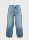 Mango Jean Balloon Taille Haute Bleu Moyen - Femme - 46 -  In Black