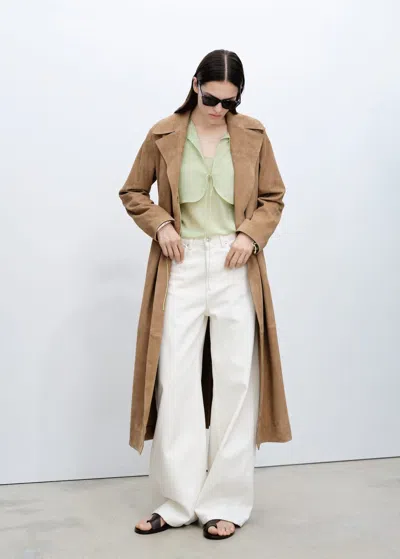 Mango High-rise Balloon Jeans Off White