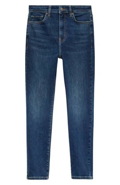 Mango High Waist Ankle Skinny Jeans