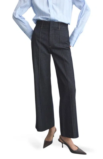 MANGO MANGO HIGH WAIST CULOTTE TROUSER JEANS