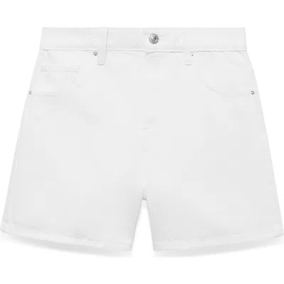 Mango High Waist Denim Shorts