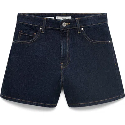 Mango High Waist Denim Shorts