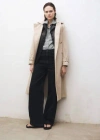 Mango High Waist Straight Jeans Black Denim In Black Denim