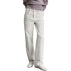Mango High Waist Straight Leg Jeans