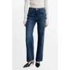 Mango High-waist Slouchy Jeans Dark Blue In Dark Blue