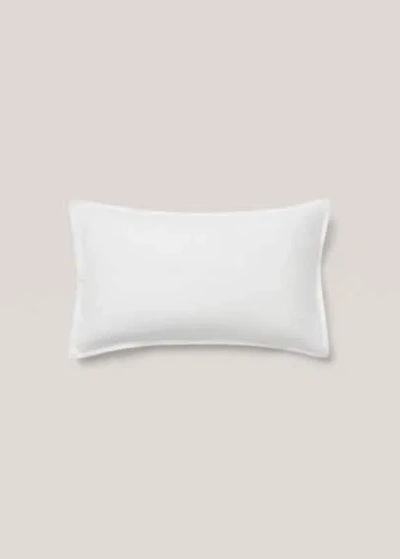 Mango Home 100% Linen Cushion Cover 12x20 In White