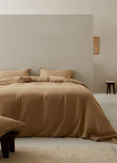 Mango Home Duvet Cover Medium Brown In Neutral