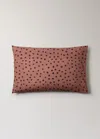 Mango Home 200 Thread Count Cotton Percale Pillowcase With Polka Dot Print 50x75 Cm Burnt Orange