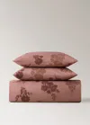 Mango Home Housse De Couet Rose Géranium - Home - Lit 150/160 Cm -