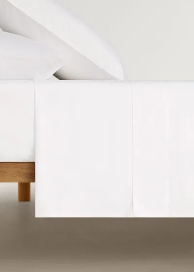 Mango Home 300-thread Cotton Percale Top Sheet For 90 Cm Bed