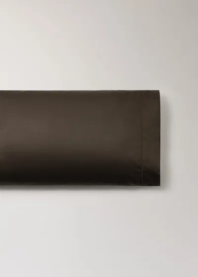 Mango Home 600-thread Count Satin Cotton Pillowcase, 45x110 Cm Chocolate