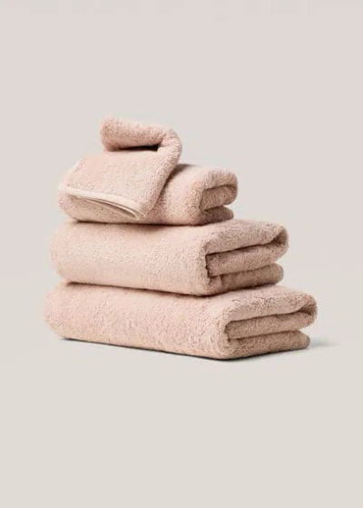 Mango Home 600gr/m2 Cotton Bath Towel 90x150cm Pale Pink