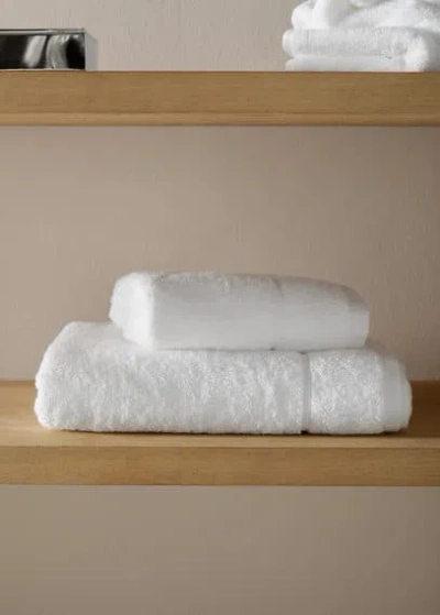 Mango Home 600gr/m2 Cotton Face Towel 30x50cm White