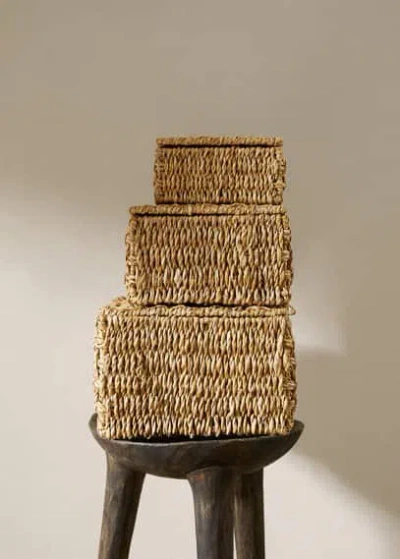 Mango Home Basket Brown