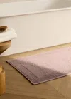 Mango Home Bath Mat With Frame Design Plum