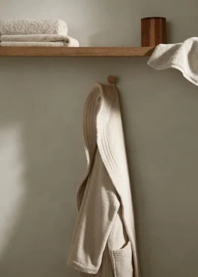 Mango Home Bathrobe Beige