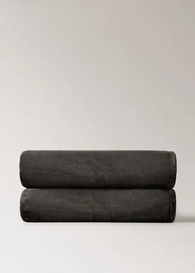 Mango Home Blanket/plaid Brown