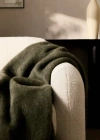 Mango Home Carded Wool Blanket Green