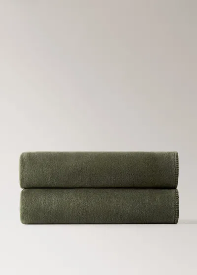 Mango Home Blanket/plaid Green