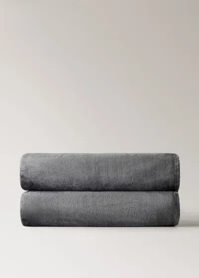 Mango Home Blanket/plaid Grey