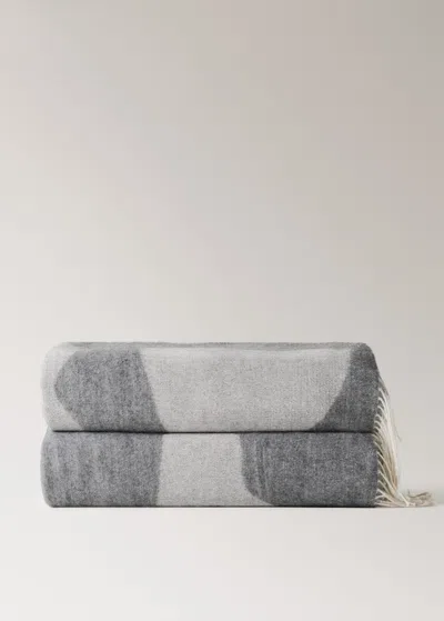 Mango Home Blanket/plaid Grey