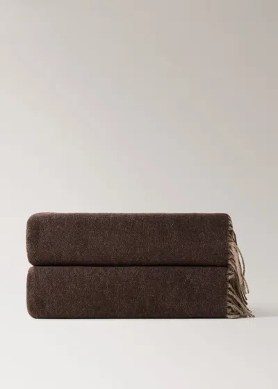 Mango Home Blanket/plaid Light/pastel Brown