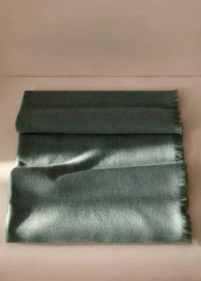 Mango Home Couverture/plai Vert Menthe - Home - 130x180cm -