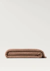 Mango Home Couverture/plai Sable - Home - 130x170cm -  In Brown