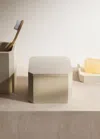 Mango Home Square Resin Bath Jar Sand In Sand
