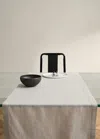 Mango Home Cotton Table Runner With Hemstitch Detail Light/pastel Grey