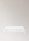 Mango Home Children's Cotton Gauze Cot Protector Ecru