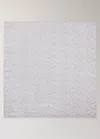 Mango Home Children's Cotton Muslin With Mini-flower Print White