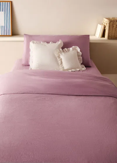Mango Home Housse De Couet Lilas - Home - Lit 90 Cm -  In Lilac
