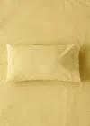 Mango Home Children's Washed Cotton Double-stitched Pillowcase 30x50 Cm Mustard