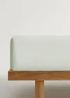 Mango Home Children's Washed Cotton Fitted Sheet For 90 Cm Bed