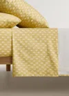 Mango Home Washed Cotton Flat Sheet 160x280cm In Pink