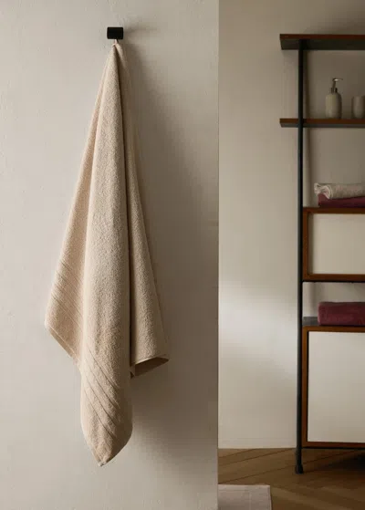 Mango Home Serviette De Bain Coton Sable - Home - 90x150cm -
