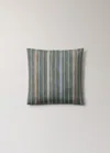 Mango Home Cotton Cushion Cover With Printed Stripes 45x45 Cm Ink Blue
