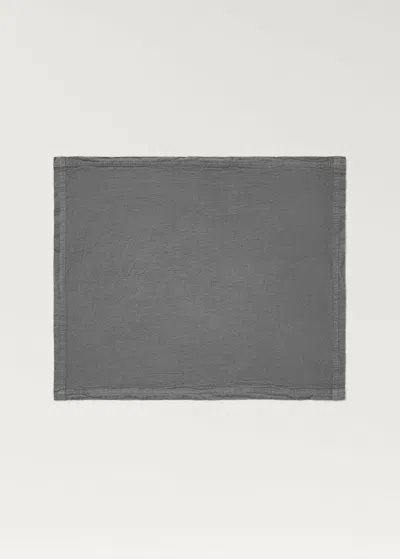 Mango Home Cotton Garment-dyed Napkin Medium Grey