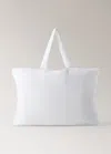 Mango Home Cotton Gauze Maternity Bag Ecru