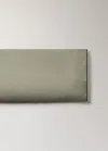 Mango Home Cotton Percale Pillowcase With Overlock Stitching, 45x110 Cm Olive Green
