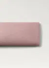 Mango Home Cotton Percale Waffle Pillowcase 45x110 Cm Pink
