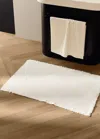 Mango Home Cotton Waffle Bath Mat Off White