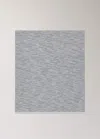 Mango Home Cotton Yarn-dyed Melange Table Runner Light/pastel Grey